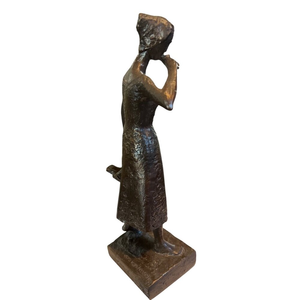 Mariken Van Nieumeghen Cast Resin Statue Vera Tummers-Van Hasselt Dutch Artist - Picture 2 of 5